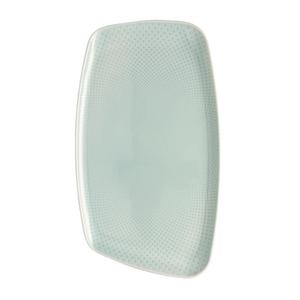 Junto Opal Green - Фарфоровая тарелка 36x21 см Rosenthal, зеленый