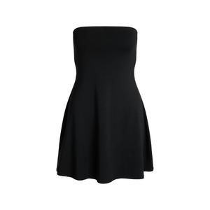 Мини-платье без бретелей ss25 smooth layers без рукавов женское Skims, Obsidian/Obsidian Color