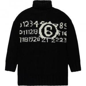 Детский свитер MM6 Maison Margiela, черный