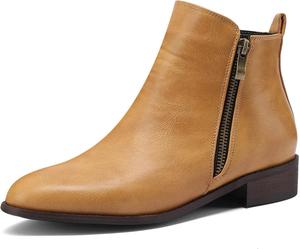 Женские ретро-ботильоны с острым носком Klarmar, Yellow 1