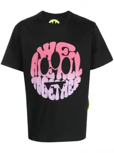 Футболка с графичным принтом BARROW, черный