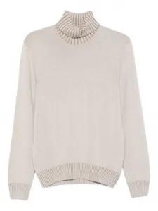 Водолазка из ребристой вязки Gran Sasso, нейтральный