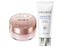 DECORTE Daike Heartfelt Radiance Silk Soft Pink Set Xinyue Rongguang Silk Soft Honey Powder 20g+Multi Sun Protection 60g