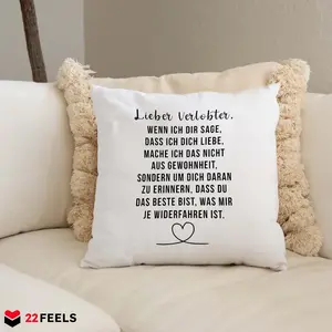 Декоративная подушка 22Feels, белый