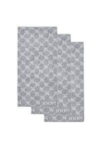 Набор полотенец Joop! Infinity Kollektion с узором, 3 штуки, 50x100 см, серый / зеленый