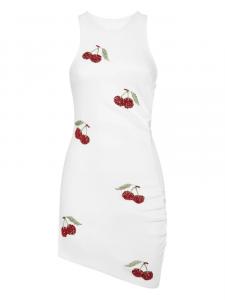 Платье, украшенное кристаллами Philipp Plein, белый