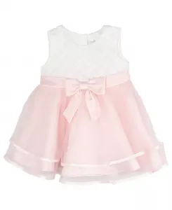 Платье для девочки Social с двухцветным плетением корзинкой Rare Editions