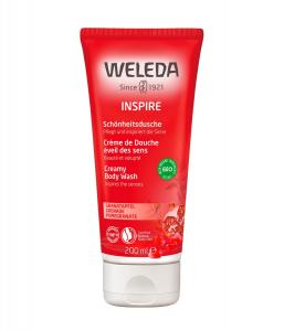 Гель для душа Weleda Inspire Schönheitsdusche Granatapfel, 200 ml