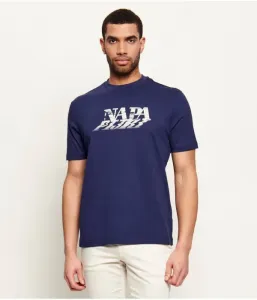 Футболка S-LODESTAR SS relaxed fit Napapijri, темно-синий