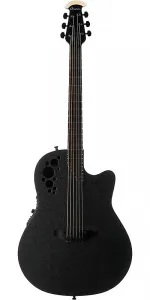 Акустико-электрогитара Ovation Elite TX Super Shallow - черная