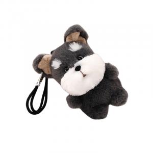 Игрушка AIQINGCAOZHILIANWANJU ароматный щенок коллекция настольных спутников куклы-щенки плюшевый кулон высота 15см AIQINGCAOZHILIAN(WANJU), Schnauzer