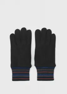 Многослойные ребристые замшевые перчатки