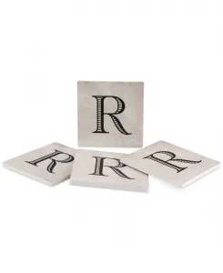 Коллекция подставок под стаканы с монограммой Thirstystone, R