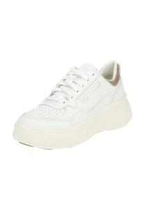 Кроссовки из кожи/сетки Geox, белый