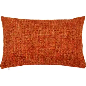 Наволочка Twist с плетеным узором Done., Rust