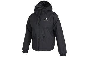 Стеганая куртка женская черная Adidas