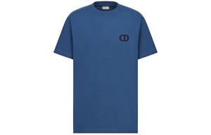 Ежеквартальные новинки Футболка мужская синяя Dior, синий