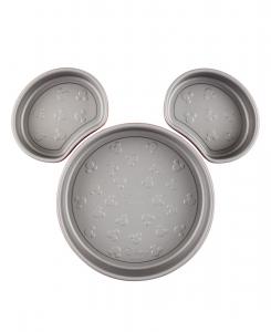 Набор из 3 антипригарных форм для выпечки Bake with Mickey Mouse Farberware, Red