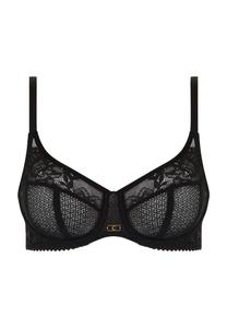 Бюстгальтер Origins на косточках кружево Chantelle, черный