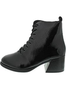 Rieker Черные ботинки на шнуровке