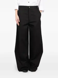 Брюки широкого кроя Société Anonyme, черный