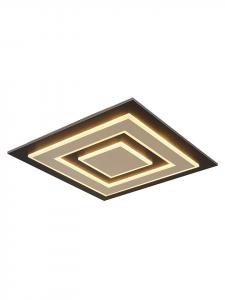 Globo lighting Светодиодный потолочный светильник "Jayden" в черно-бежевом цвете - (Ш)48 x (В)52 x (Г)48 см