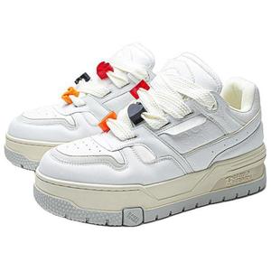 Нескользящие износостойкие низкие кроссовки для скейтбординга унисекс Year by year, White