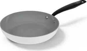 Сковорода BE Living - Ø 20 см - совместима с индукционной плитой - антипригарное покрытие - подходит для всех типов плит - не содержит PFOA - белая Megaprojects B.V.