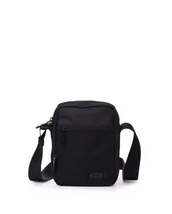 Маленькая мужская сумка через плечо Net на молнии Kcb, черный