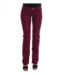 Джинсы из эластичного денима Costume National, красный