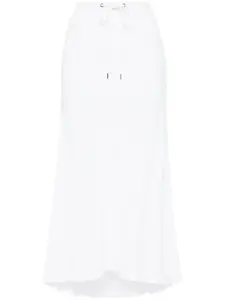 Льняная юбка миди James Perse, белый