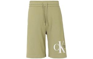 Повседневные шорты мужские хаки Calvin Klein, хаки