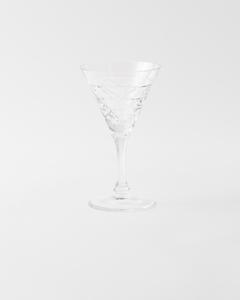 Бокал для белого вина из хрусталя - Треугольники Prada, серебряный
