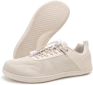 Мужские кроссовки для бега, прогулок и походов. Легкие дышащие спортивные туфли с мягкой подошвой для скалолазания, ходьбы, занятий в спортзале и повседневной носки Qacksv, бежевый