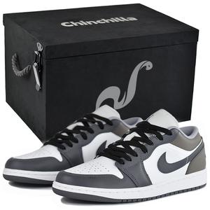 Jordan Баскетбольные кроссовки Air 1 Vintage, низкие, мужские, черно-коричневые