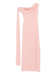 Платье макси с разрезом от Ирины Solace London, розовый