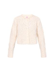 MyMo Женский кардиган кремового цвета с разноцветными вставками