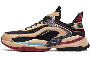 Xun Lifestyle Shoes Men Low-Top, мужские кроссовки, Positive Черный/хаки Erke