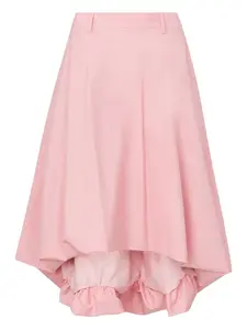 Асимметричная юбка с оборками Moschino, розовый