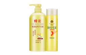 BEE &FLOWER Пшеничный кондиционер для волос с яичным белком против пушистости и для гладкости 1000мл+450мл