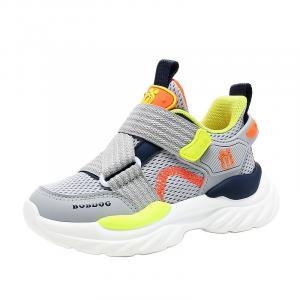 Нескользящие, износостойкие, дышащие, легкие, амортизирующие детские кроссовки для бега BOBDOG, серый