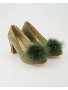 Terry Классические туфли-лодочки зеленого цвета