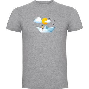 Футболка Kruskis Paper Boat, серый