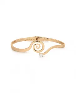 Мини-Браслет-Манжета Aura Swirl Ettika, gold