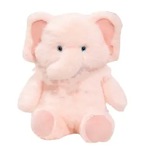 Симпатичный беговой номер с плюшевыми слониками, высота 45 см OU DI PIG, розовый