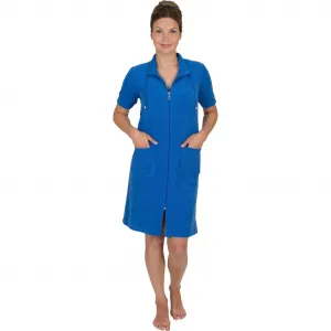 Женский халат 033, 1 шт., воротник с шнурком Wewo Fashion, Royalblau