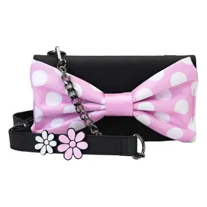 Сумка через плечо Loungefly Floral Rock Minnie, розовый