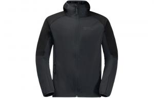 Куртки и пальто, европейская версия, мужские Jack Wolfskin, серый черный/6350