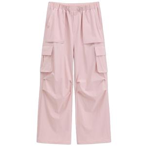 Женские повседневные брюки GAP, светло-розовый