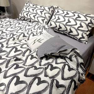 Muji Комплект постельного белья из 3 предметов (простыня 120 см, пододеяльник 150х200 см), цвет Misen